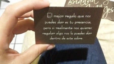 Invitaciones con sobre para dinero 19