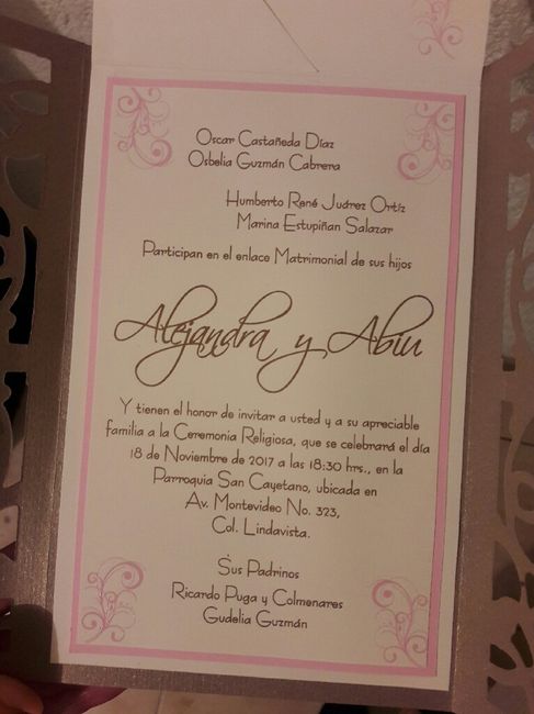 Invitaciones <img class=
