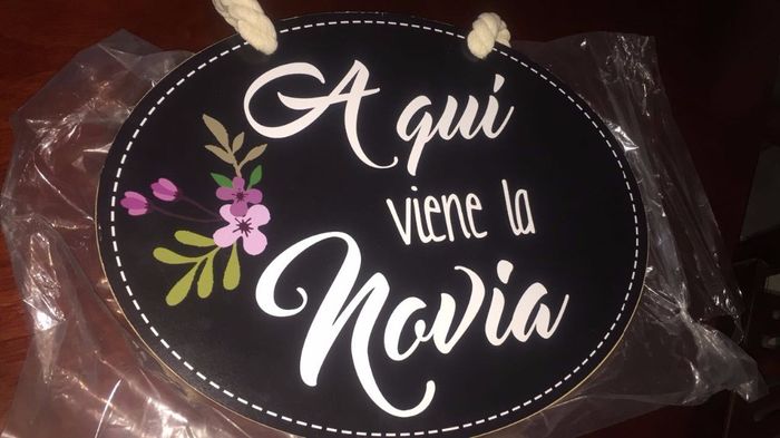 ¿donde comprar en el  centro letreros para los pajes? 1