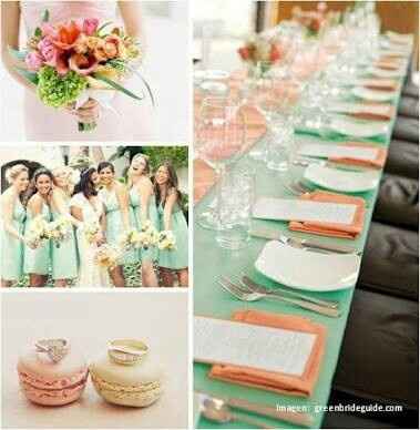 Colores para boda de primavera estilo vintage :) - 3