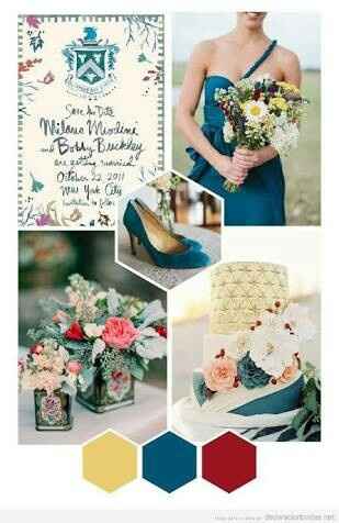 Colores para boda de primavera estilo vintage :) - 10