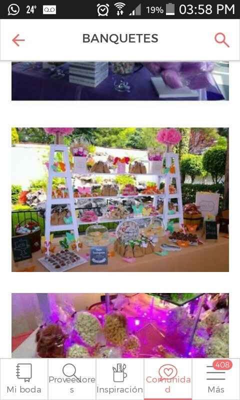 Mesa de dulces y frutas - 1