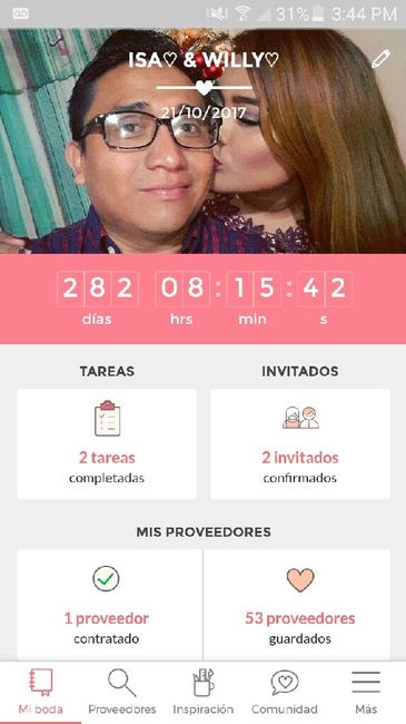 ¿Cuántos días faltan para tu gran día? - 1