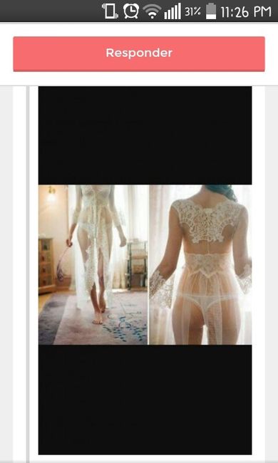 En que momento ponerse la lencería de la noche de bodas? - 1