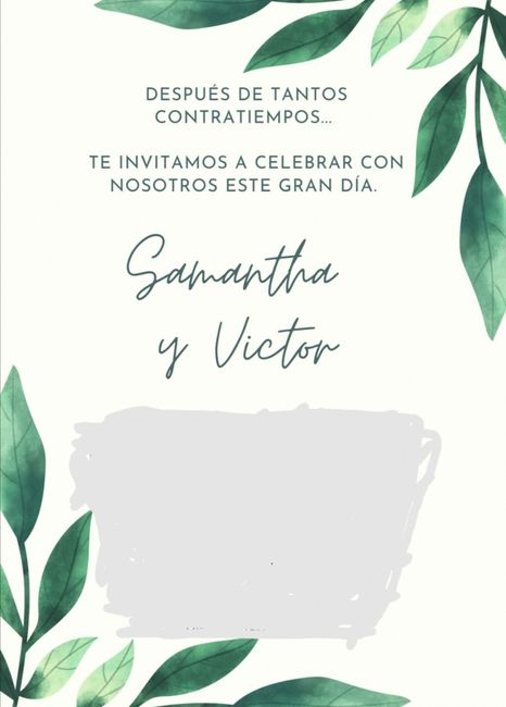 Mis invitaciones. - 1