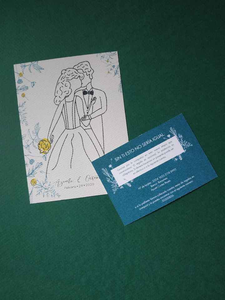Invitaciones con ilustracion 🥰 - 1