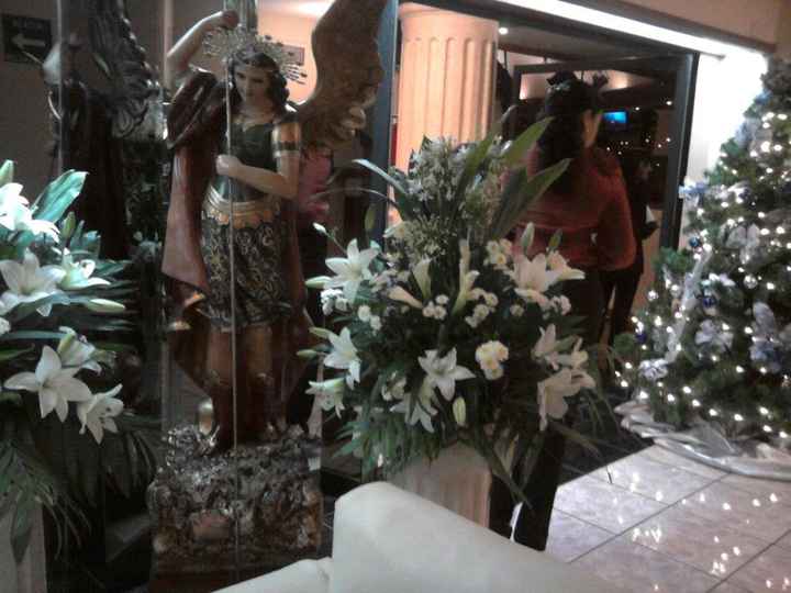 Recepción del salón