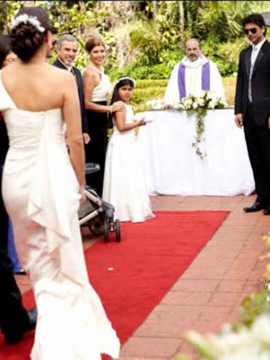 Corte nupcial o novio en altar? - 2