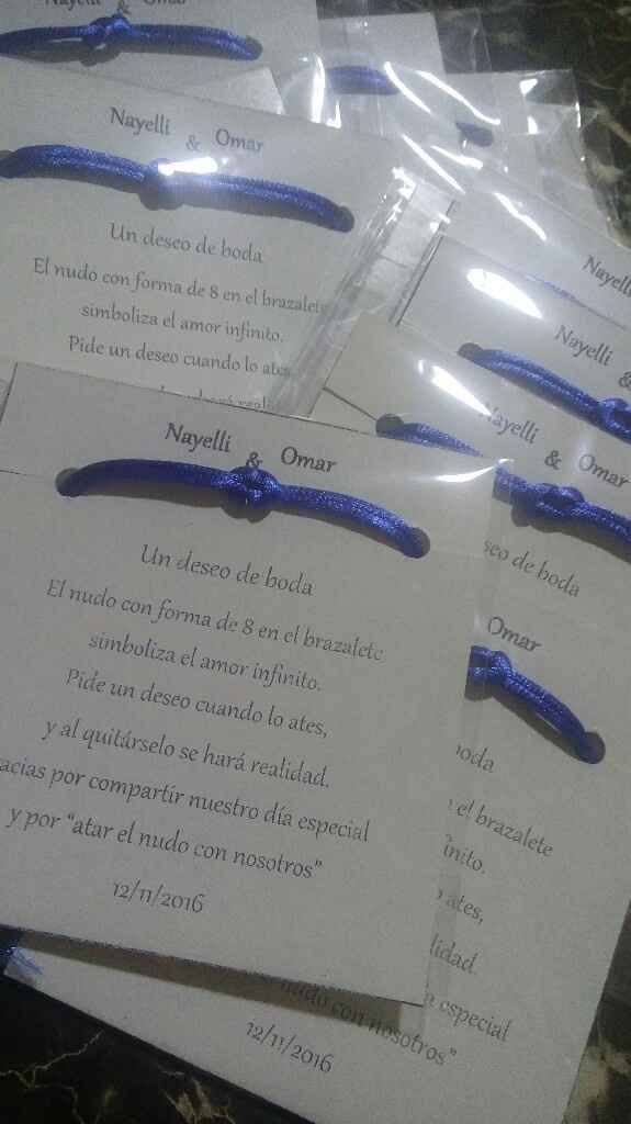 Pulseras para invitados... - 1