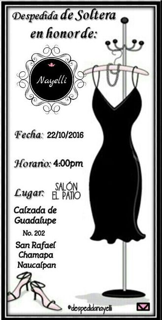 Ya todo listo para mi despedida!!! - 1