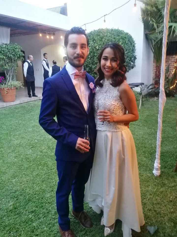 En nuestra boda civil!