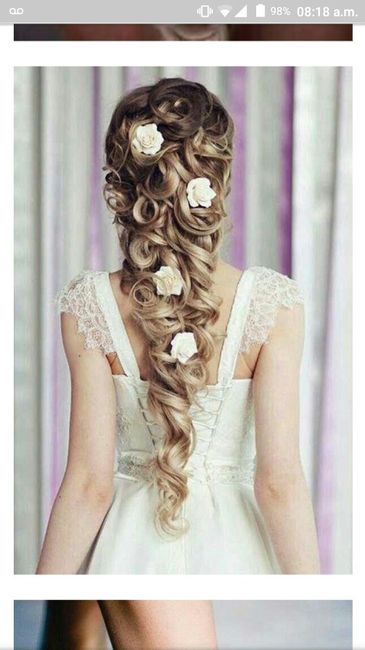 Ya elegi mi prueba de maquillaje & peinado 👑💄 - 2