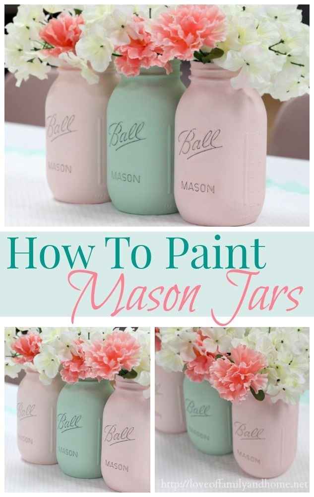 mason jars centro de mesa