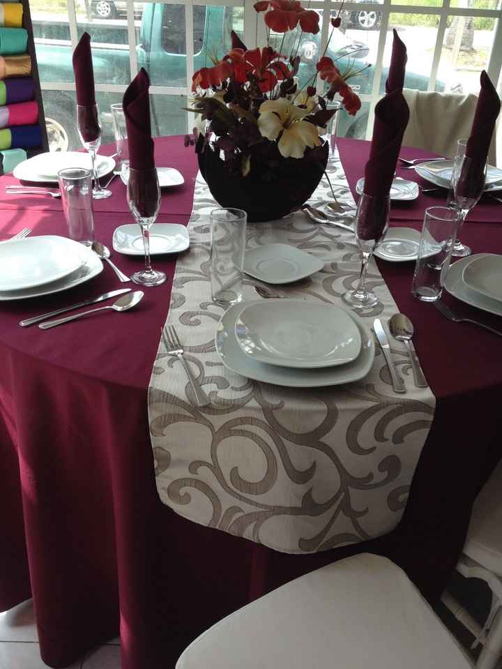 montaje de mesa