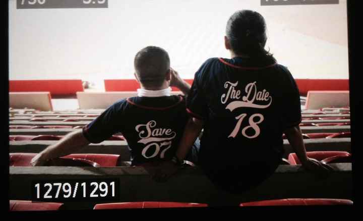 Baseball save the date ii - 1