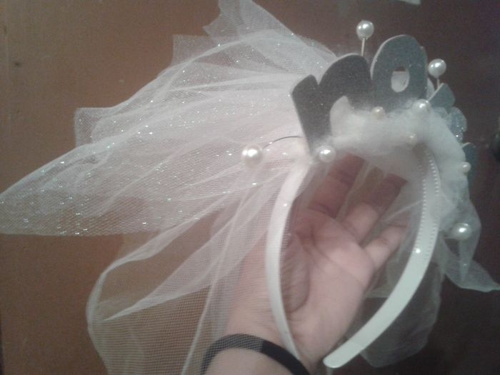 Diadema de novia, divertida!!! ;) - 2