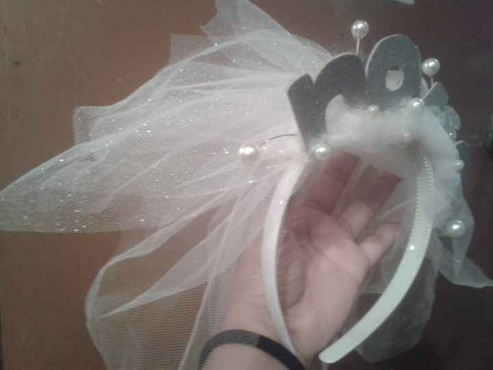 Diadema de novia, divertida!!! ;) - 2