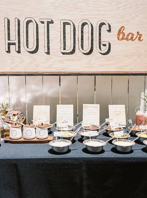 Hot dogs tornaboda. - 2