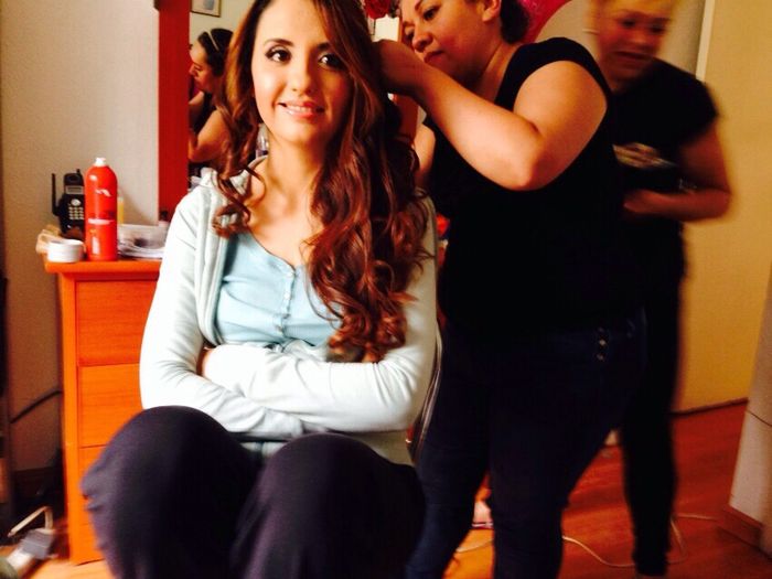 Mi prueba de peinado y maquillaje ^_^,recomendaciones y experiencias! - 7