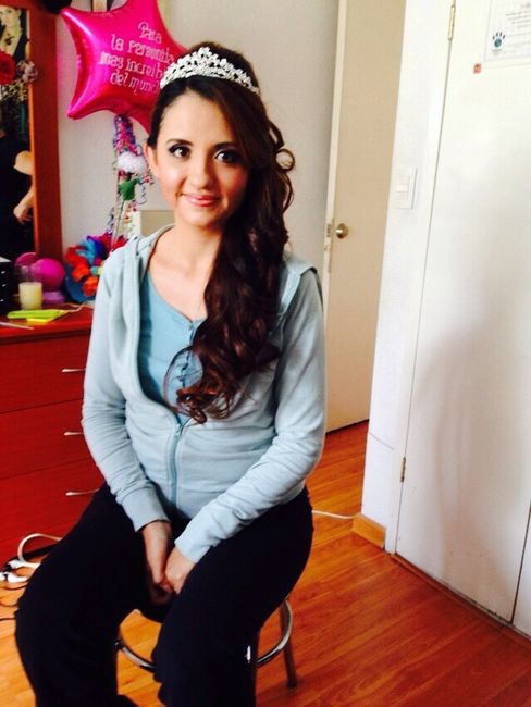 Mi prueba de peinado y maquillaje ^_^,recomendaciones y experiencias! - 2