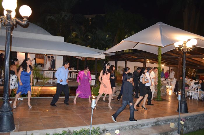 terminando la fiesta