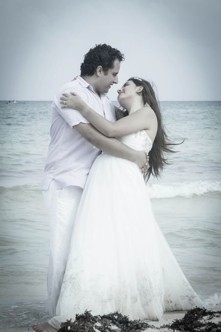 Trash the dress!