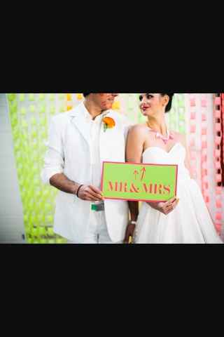 Boda con un poco de color neón? - 1