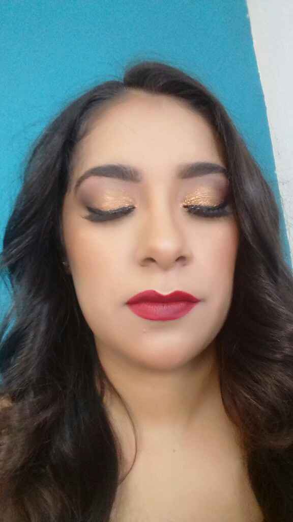 Prueba de Maquillage !😍💜 - 2