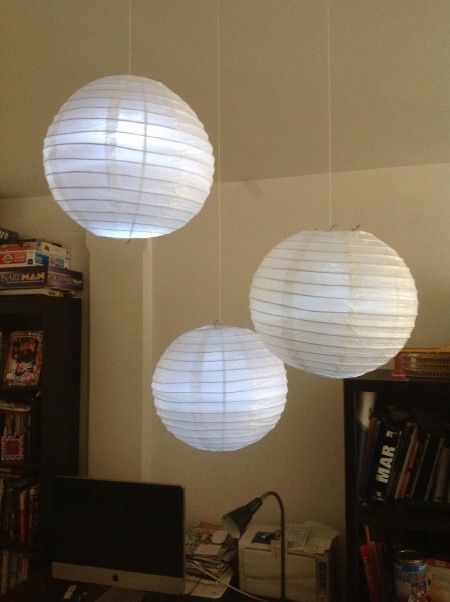 lámparas chinas con LED