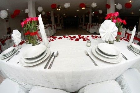 El arreglo del salón