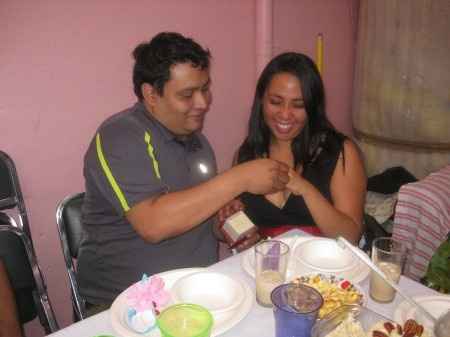 entrega de anillo