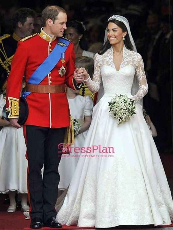 Vestido princesa kate