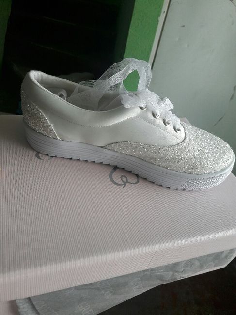 Wedding tennis shoes - 1