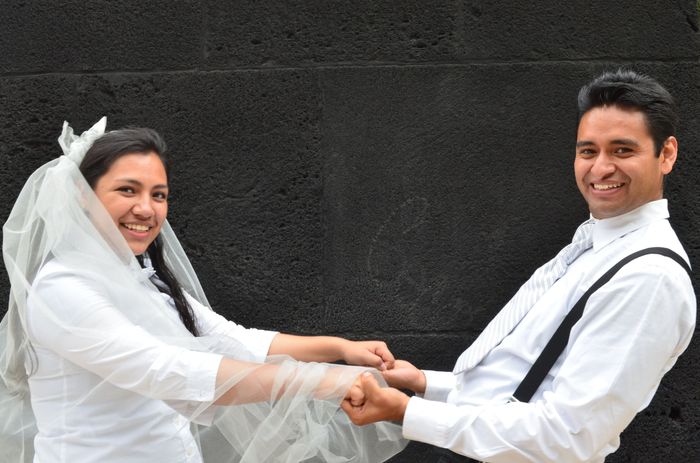 Sesión de fotos para boda