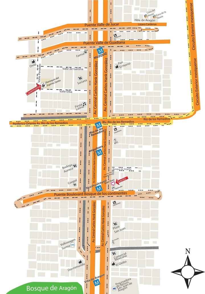 Croquis para ubicación