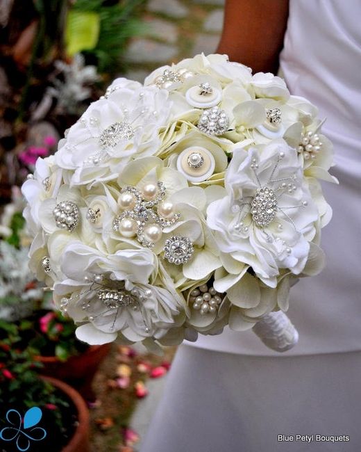 Ramos de novia con broches (adicta a los broches) - 3