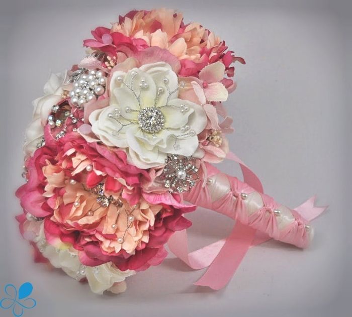 Ramos de novia con broches (adicta a los broches) - 4