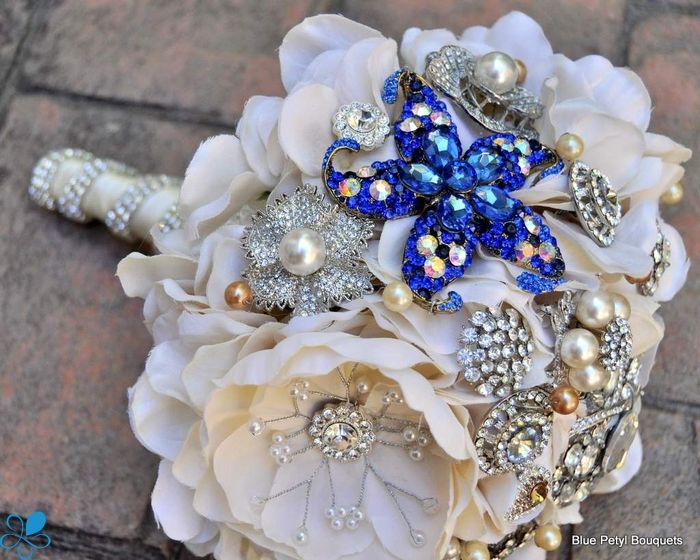 Ramos de novia con broches (adicta a los broches) - 6