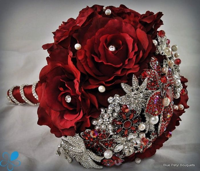 Ramos de novia con broches (adicta a los broches) - 7