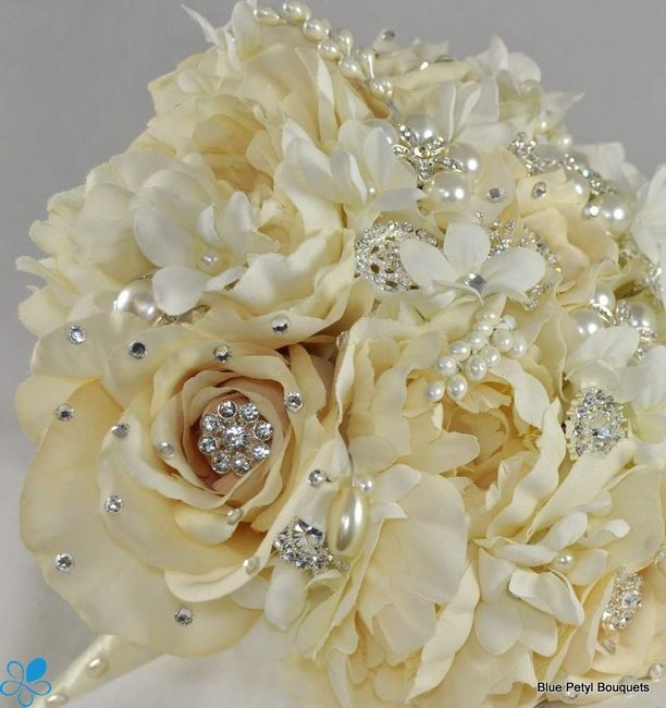 Ramos de novia con broches (adicta a los broches) - 9
