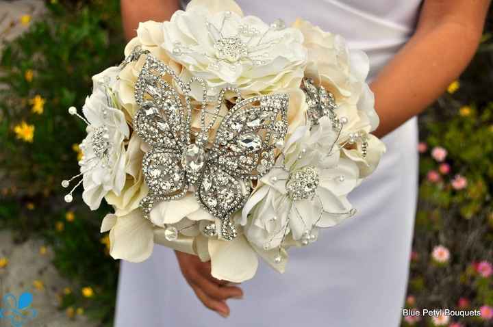 Ramos de novia con broches (adicta a los broches) - 2