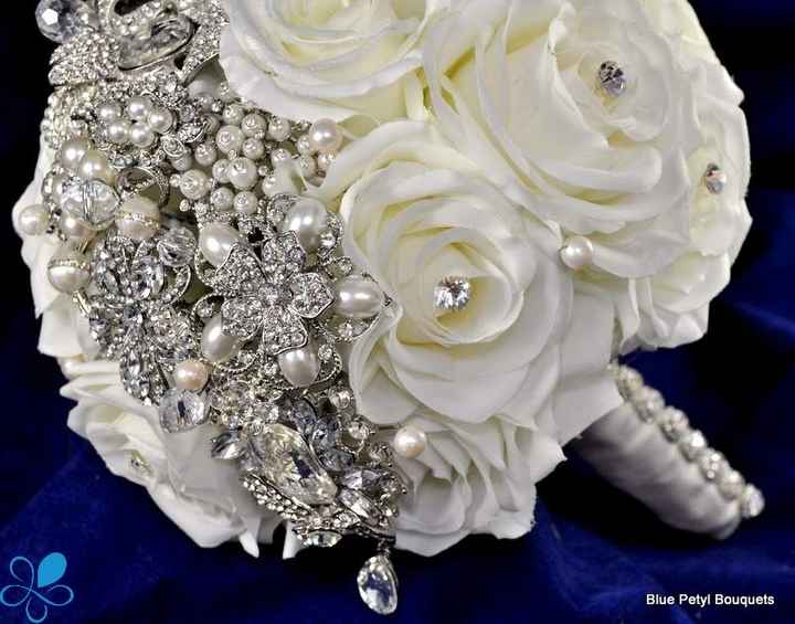 Ramos de novia con broches (adicta a los broches) - 5