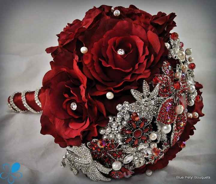 Ramos de novia con broches (adicta a los broches) - 7