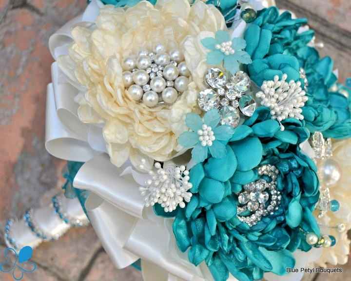 Ramos de novia con broches (adicta a los broches) - 8