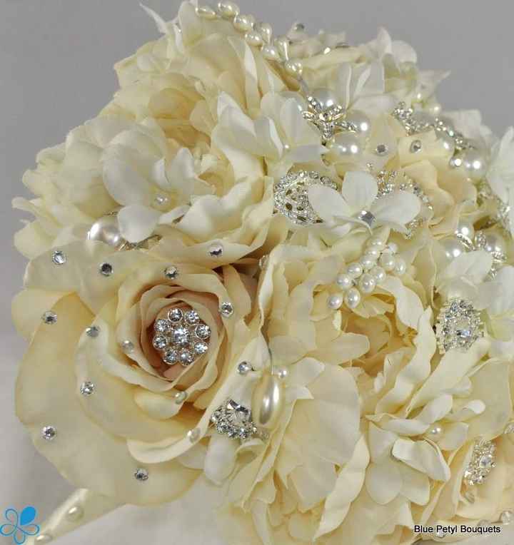 Ramos de novia con broches (adicta a los broches) - 9