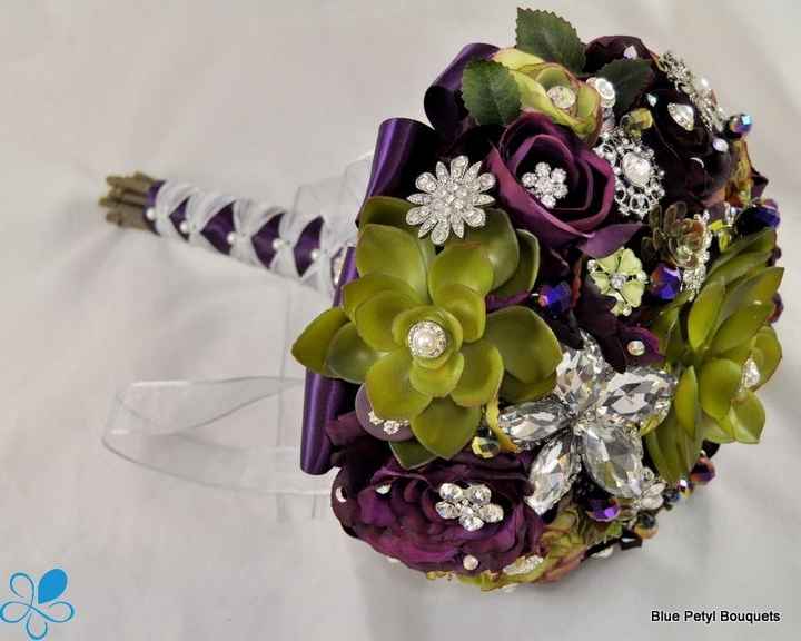 Ramos de novia con broches (adicta a los broches) - 10