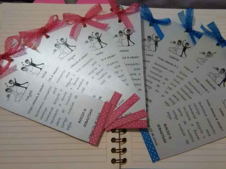Invitaciones para mis pajes - 2