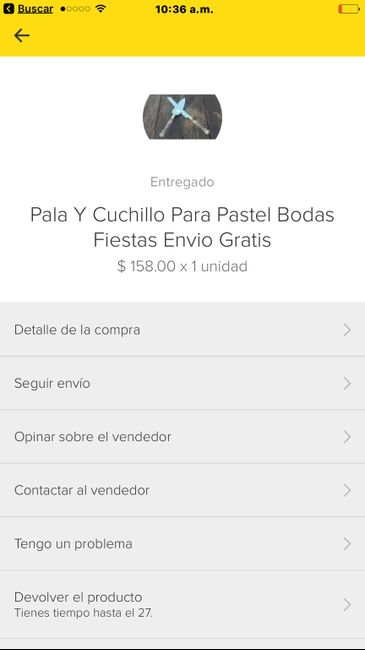 Cuchillo y pala para pastel 🎂 2