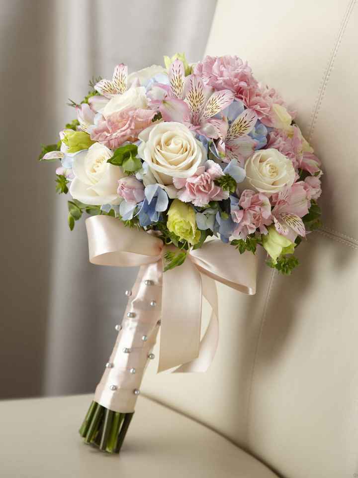  💐 ideas para mi ramo color rosa palo 😍❤️👌 - 20