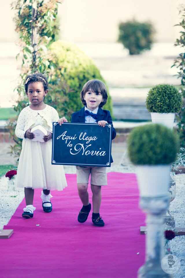  Que letreros portaran tus pages el dia de tu boda - 1